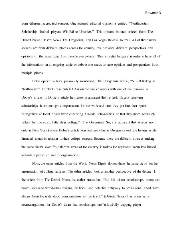 what makes a good athlete essay
